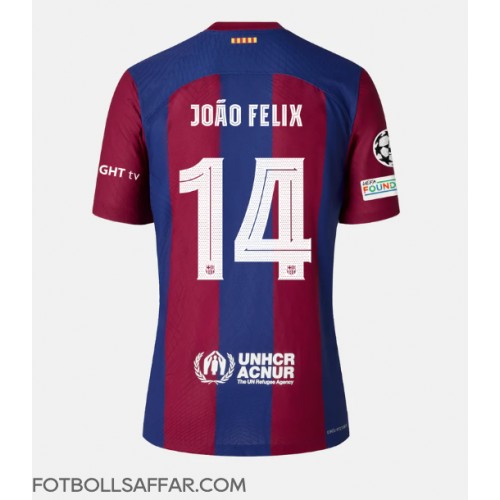 Barcelona Joao Felix #14 Hemmatröja 2023-24 Kortärmad